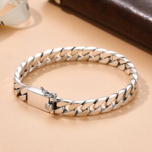 Titanium Steel 12mm Cuban Link Bracelet